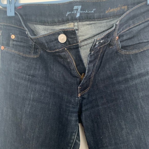 5-Pocket Straight Leg Jeans: 7 For All Mankind - Picture 7 of 14